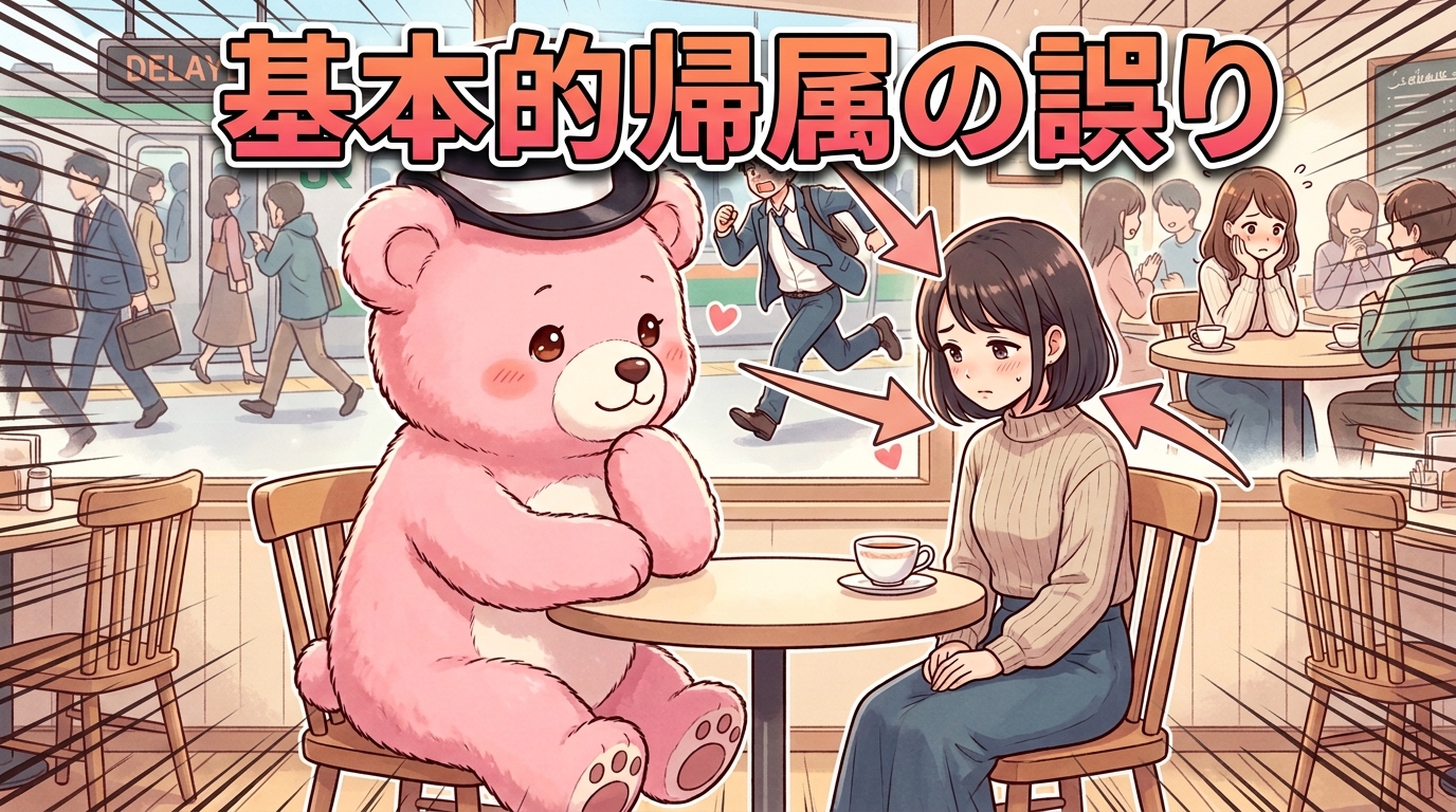 【婚活で使える心理学100選】第21回：基本的帰属の誤り｜相手の性格を早合点していませんか？