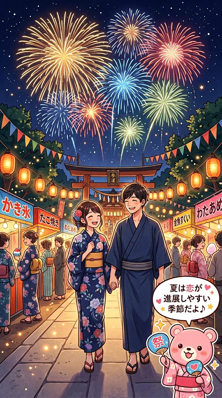 夏祭り・花火大会デートは婚活の大チャンス