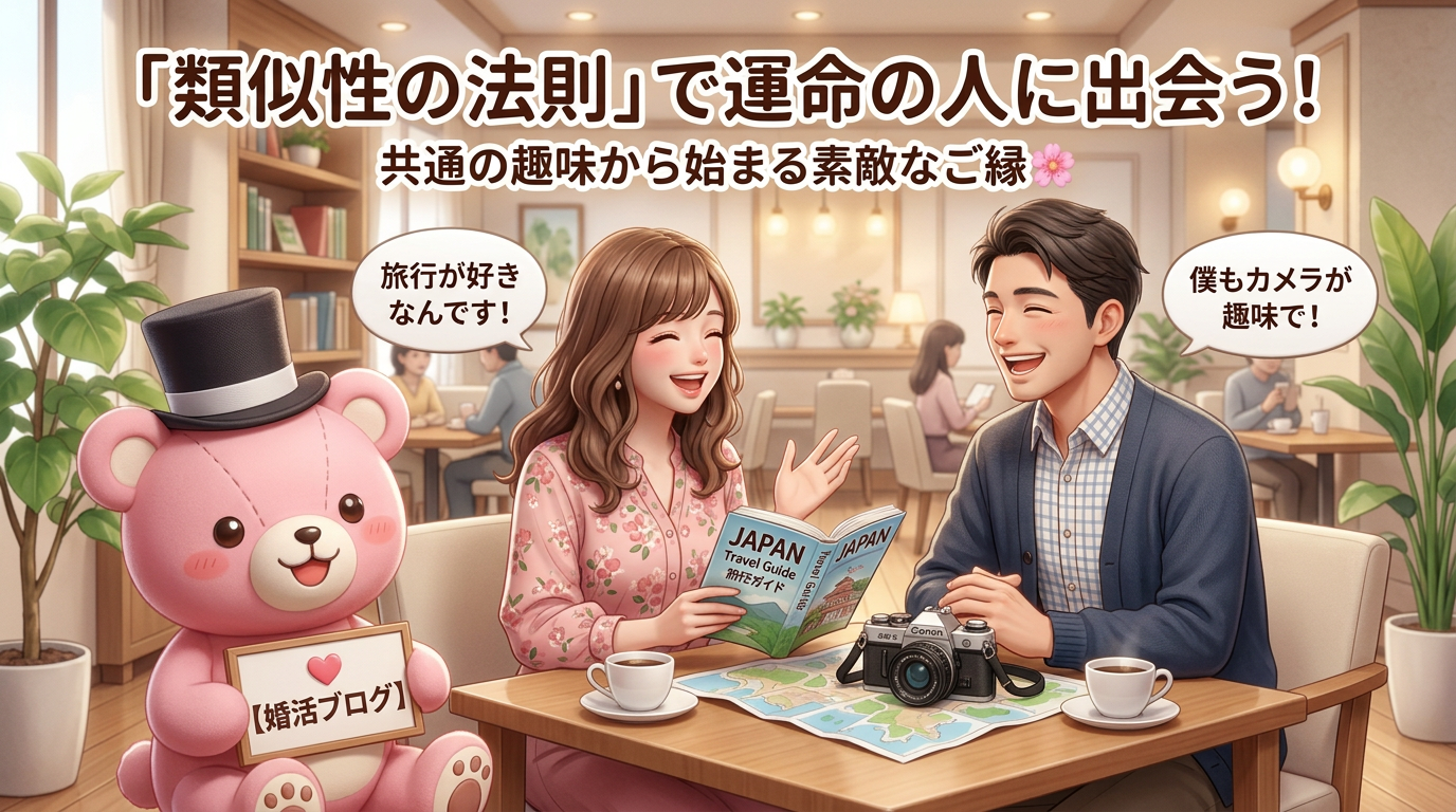 婚活で共通点がある相手に惹かれるのはなぜ？「類似性の法則」から考える相性