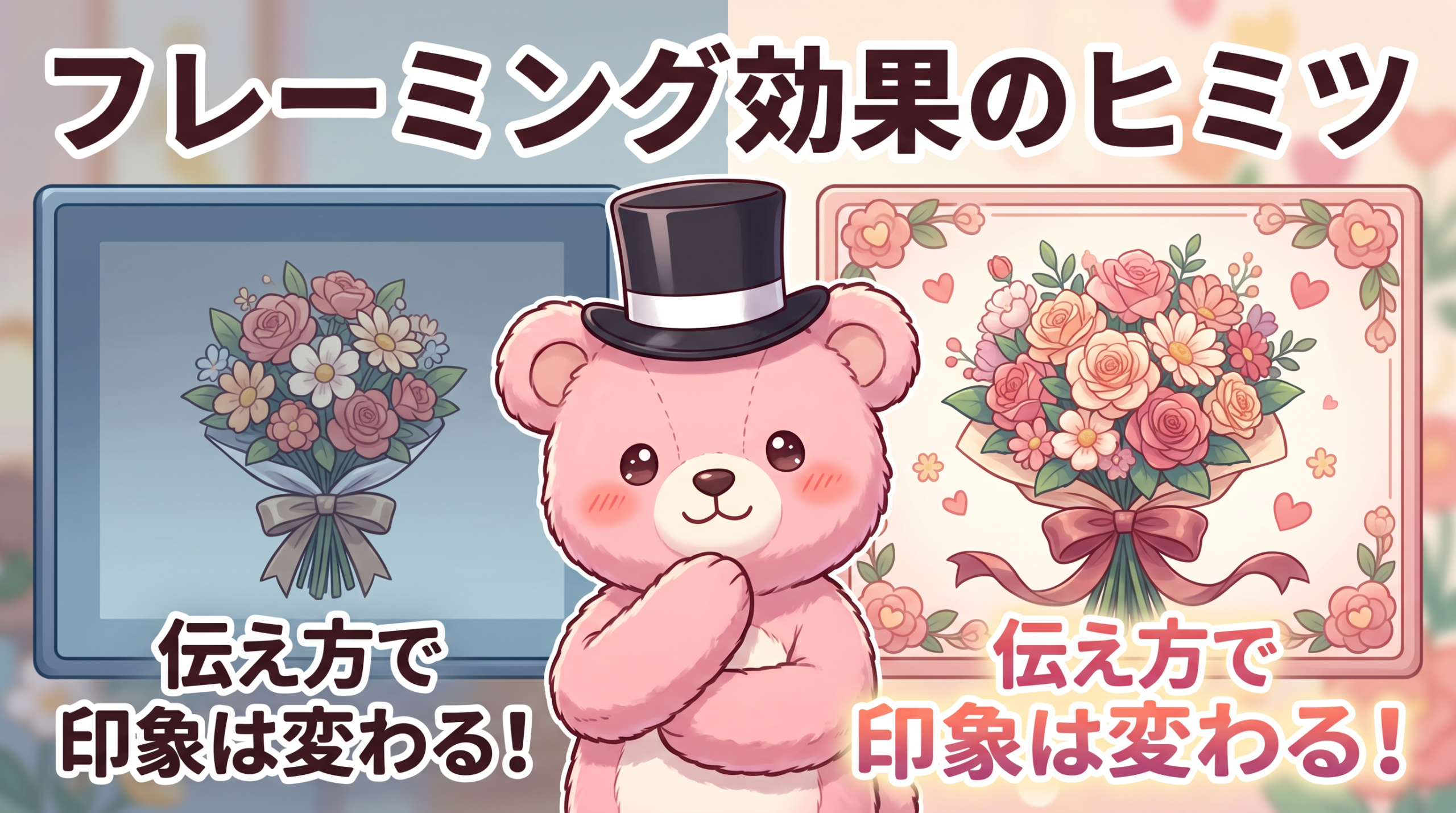 【婚活で使える心理学100選】第18回：フレーミング効果｜伝え方ひとつで印象が変わる心理とは？