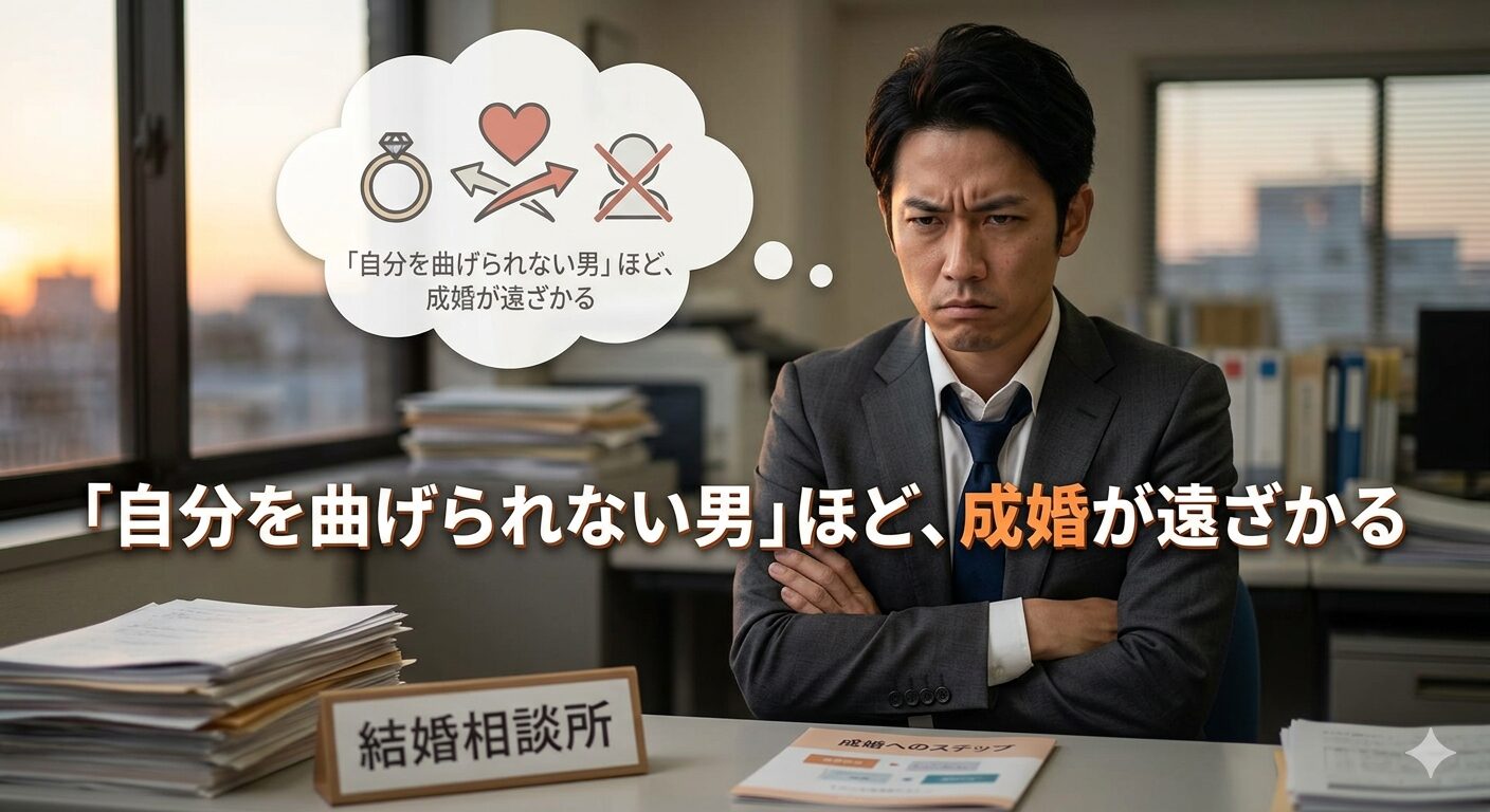 「自分を曲げられない男」ほど、成婚が遠ざかる残酷な理由